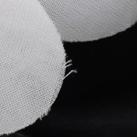 CHANEL camellia ribbon Valletta Black / white Satin/textile ribbon Women